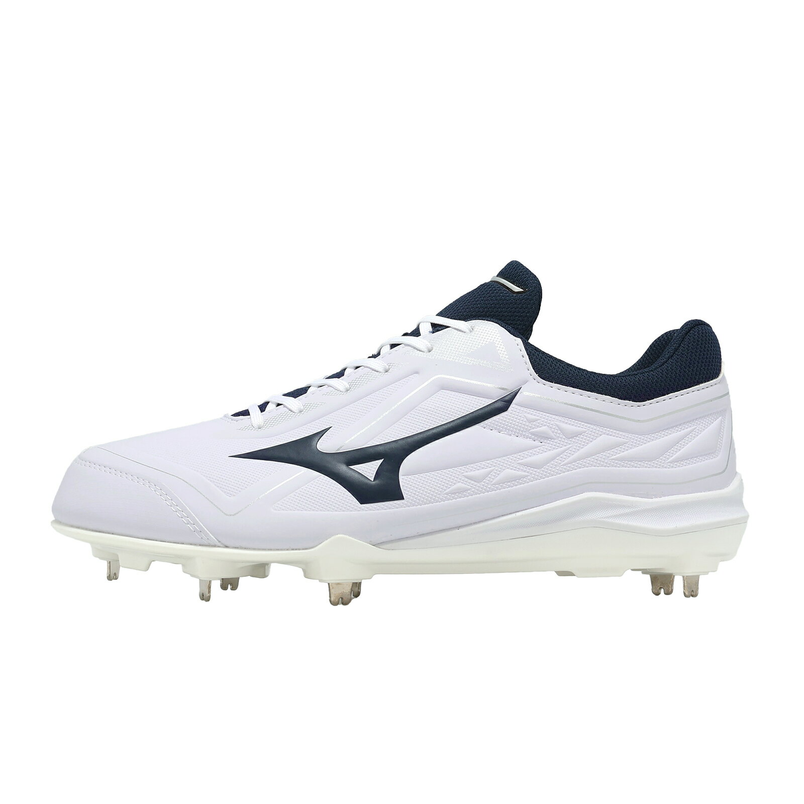 Mizuno 美津濃 棒球鞋 Cushionrevo Buddy 男鞋 寬楦 白 皮革 緩衝 釘鞋 11GM2625-14