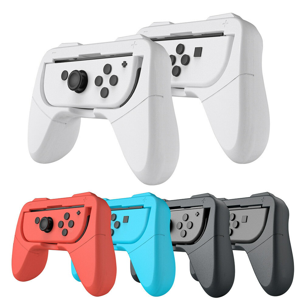任天堂switch OLED手把 switch joycon遊戲握把 手柄握把【Snowbelle優選】