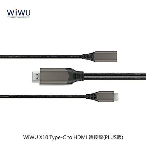 WiWU X10 Type-C to HDMI 轉接線(PLUS版)