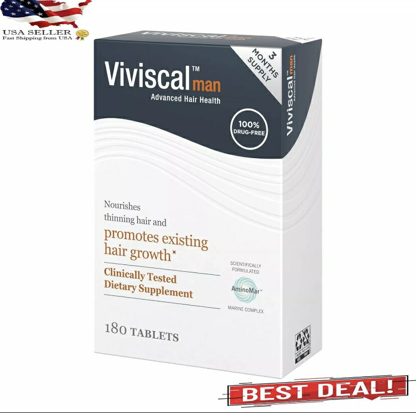 [現貨] viviscal men 180顆裝