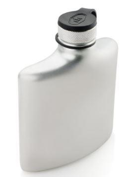 【【蘋果戶外】】GSI 66106 美國 Glacier Stainless Flask 超輕量環保無毒食品級18/8不鏽鋼酒壺(175ml.218g) 隨行壺 登山.露營