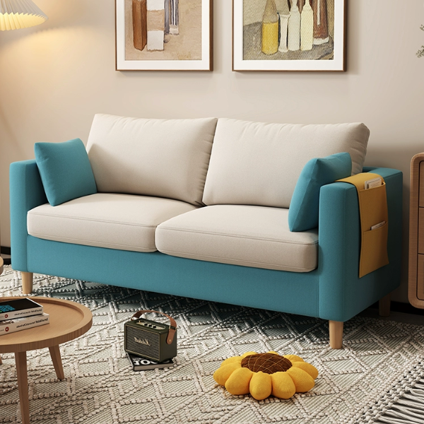 沙發 北歐簡約現代簡易小戶型小沙發迷你辦公室出租房公寓接待