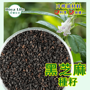 【種籽材料】黑芝麻500g(產地進口履歷安心購)~養生保健、料理、榨油