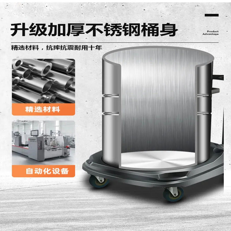 【詢價有驚喜】工業吸塵器工廠車間粉塵地毯洗車大吸力商用吸塵吸水機大功率 5