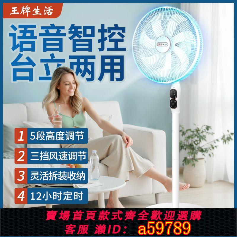 【臺灣公司 可打統編】【七葉颶風】德國電風扇落地式家用落地扇遙控靜音臥室大風力立式強力節能宿舍