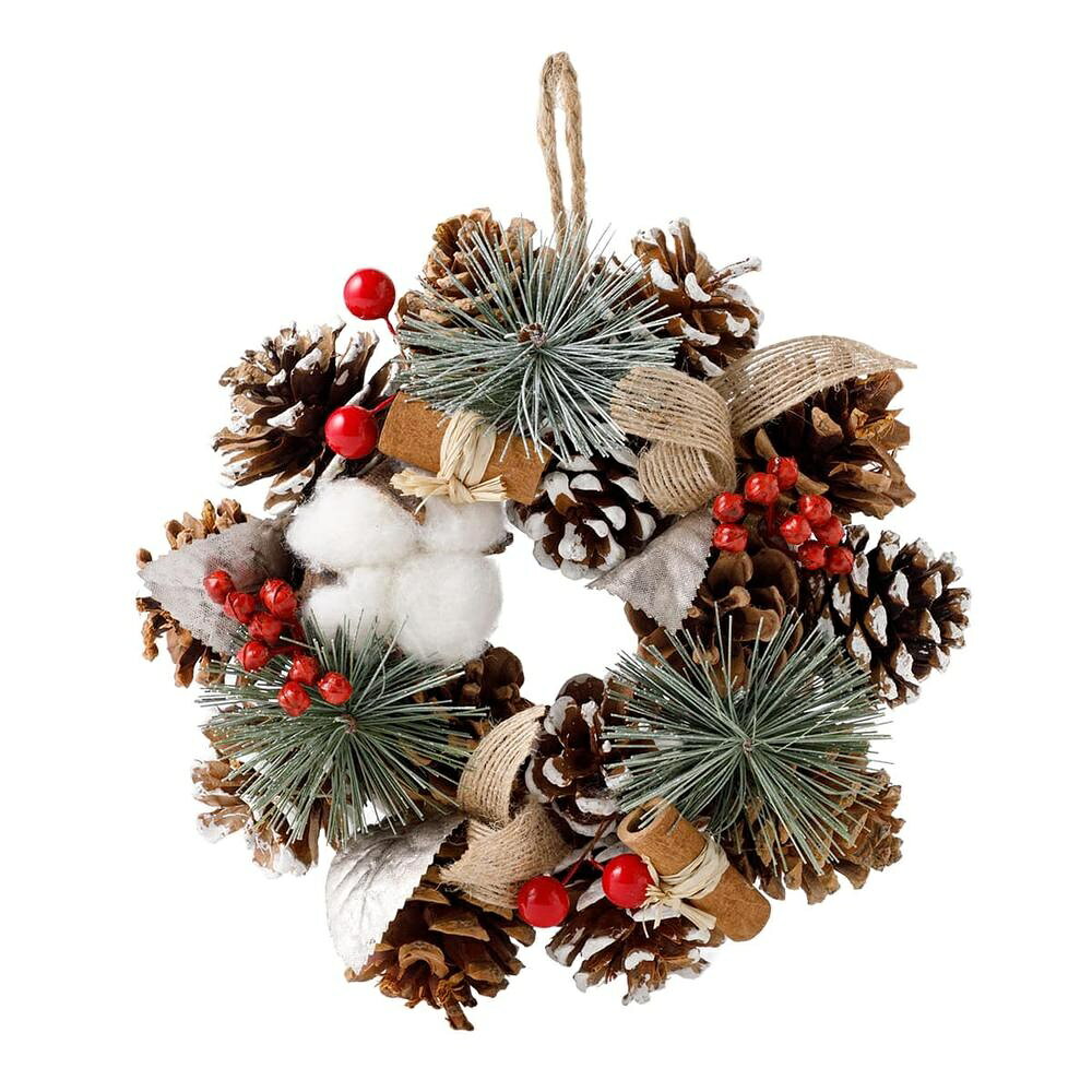 【DECO HOME商品】聖誕節 裝飾花圈 COTTON 20 n6AN(DH) NITORI宜得利家居
