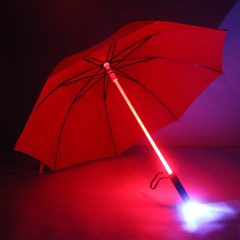 星球大戰 發光雨傘LED光劍傘學生照明傘個性時尚傘手電筒舞臺表演
