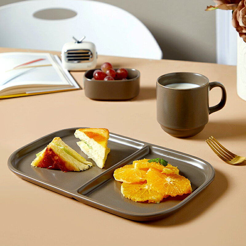 【7折清倉】早餐餐具套裝杯碗盤組合一人食創意簡約精致北歐日式