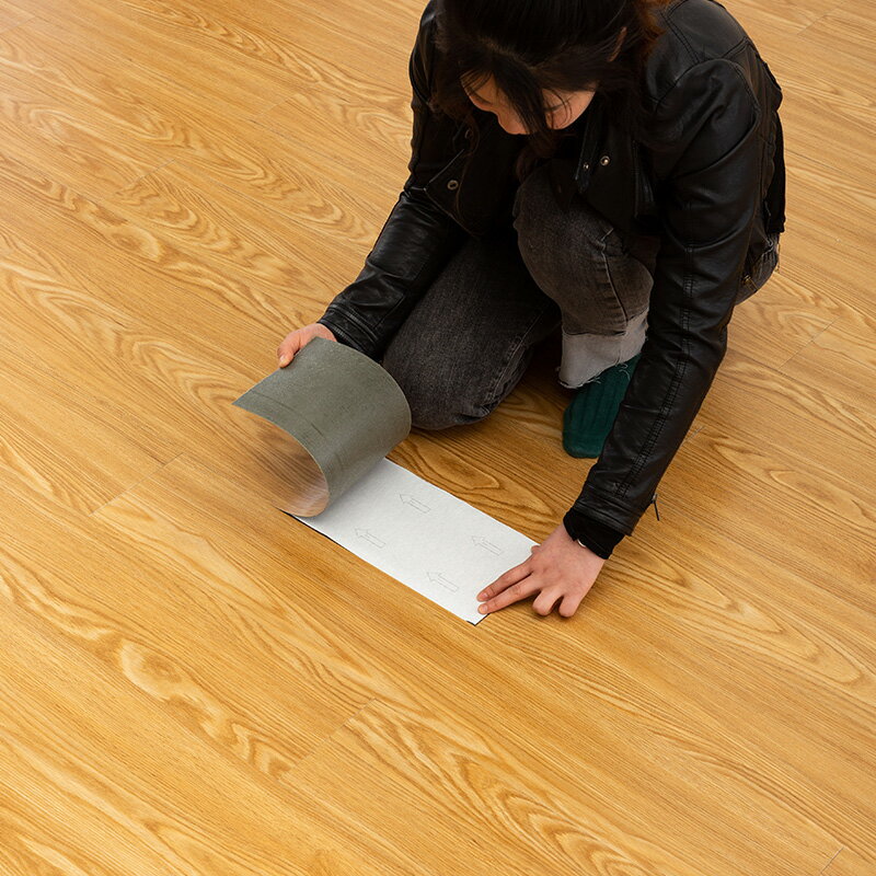 地板貼ins網紅加厚耐磨防水水泥地自粘地板貼紙地膠pvc塑膠地板革