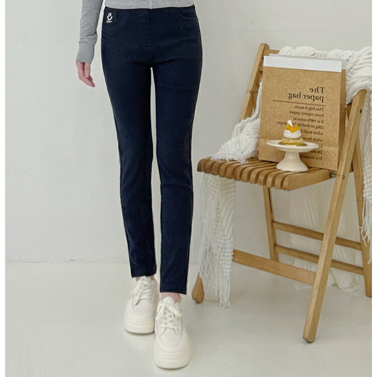 仿牛仔激瘦小腳褲(S-3L)【B370495】