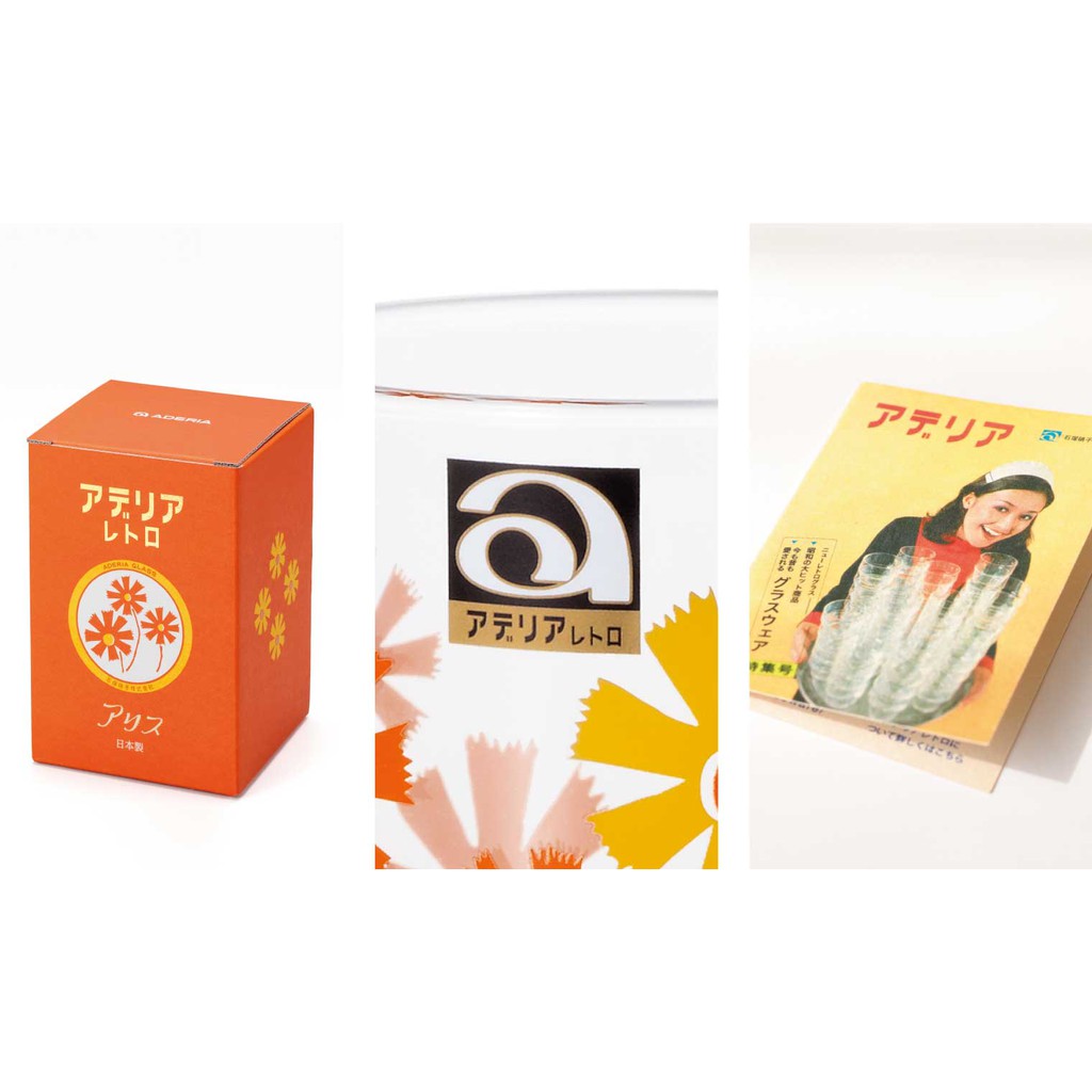 日本ADERIA  昭和復古花朵水杯 / 玻璃杯 共4款 Drinkeat金益合 8