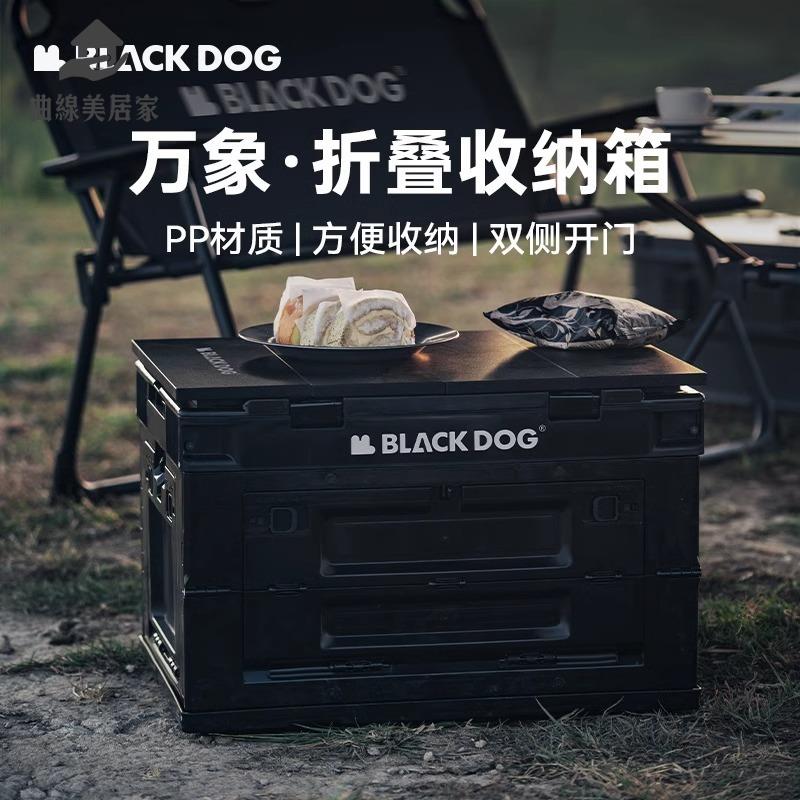 限時下殺 收納箱 收納筐 收納籃 BLACKDOG黑狗戶外露營收納箱折疊箱野營車載整理箱儲物箱多功能 八折下殺wy16
