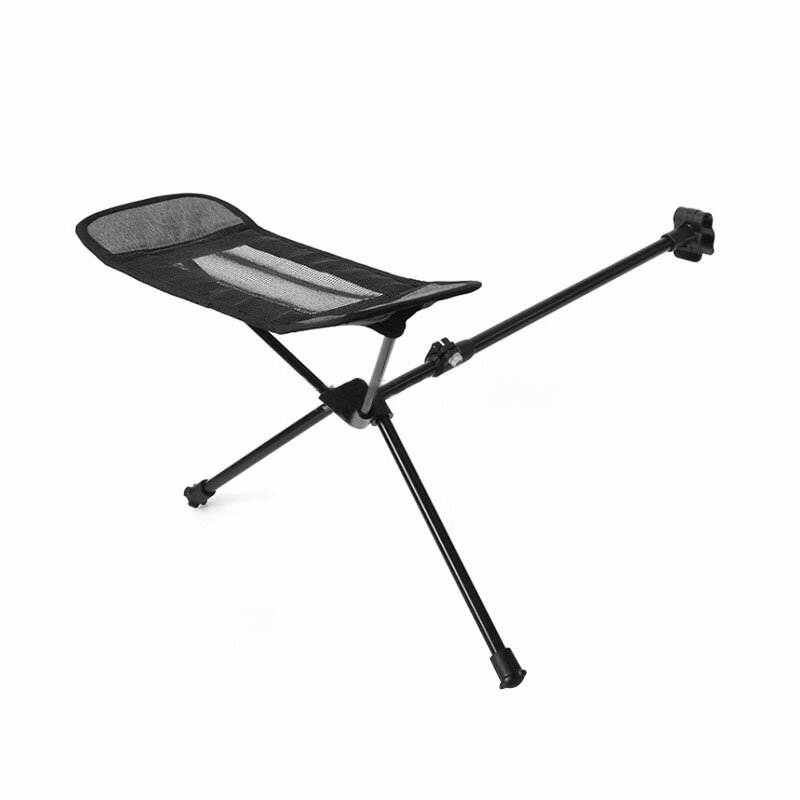 【露營趣】新店桃園 BROWN BEAR BR-022-1 鋁合金高背椅專用置腳凳 通用腳托 固定腳凳 月亮椅 折疊椅 露營