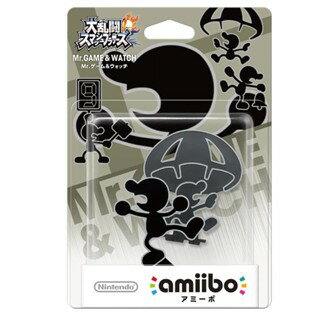 【AS電玩】NS Switch Amiibo 影子人 Mr.Game&Watch 任天堂明星大亂鬥系列