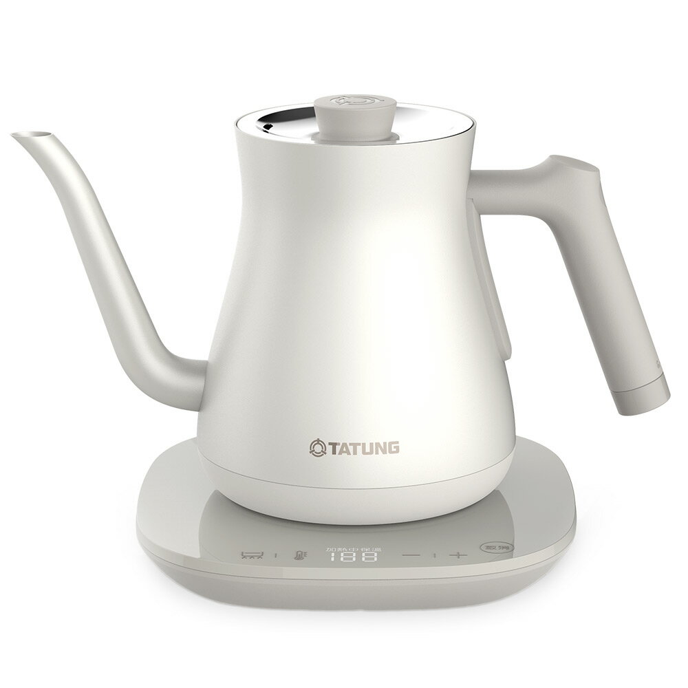輕享料理 TATUNG 大同溫控手沖電茶壺(1機1底座) (TEK-0924EA-W