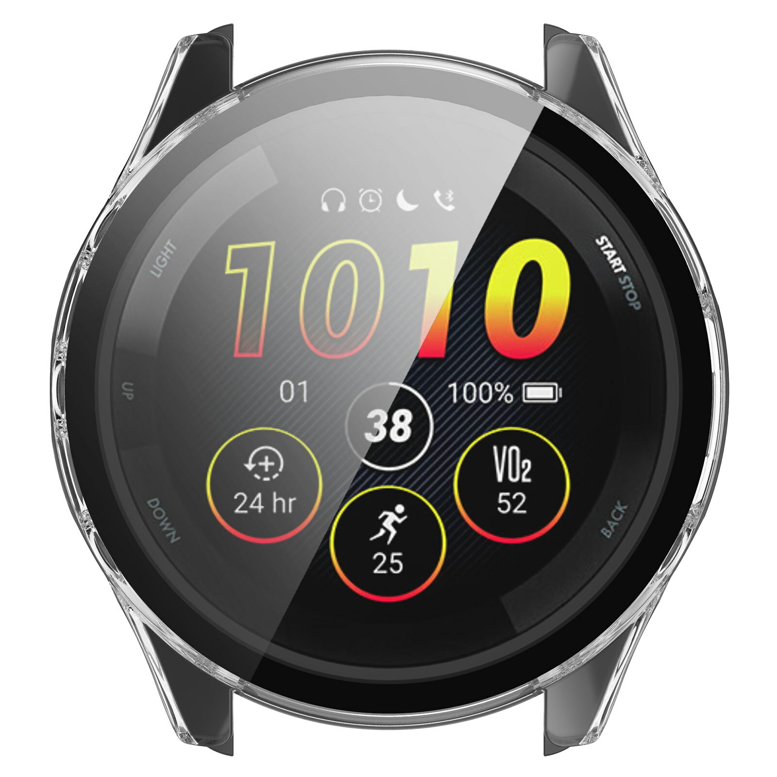 【PC+鋼化玻璃一體錶殼】適用 Garmin forerunner 165 music 手錶 保護殼 硬殼 7