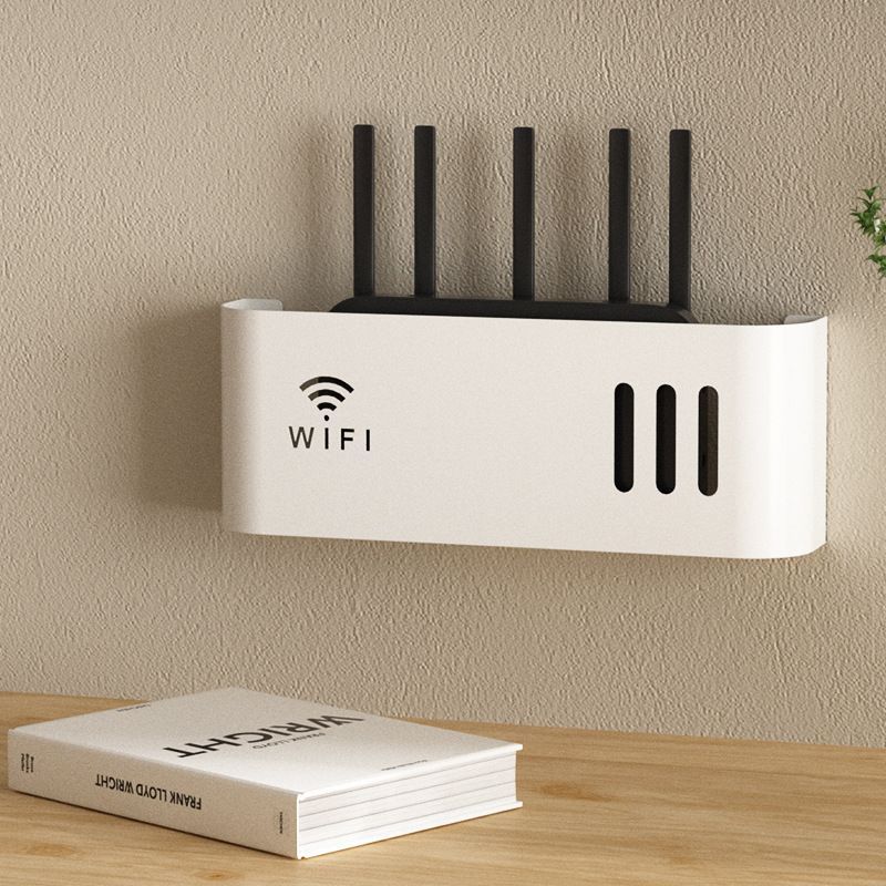 機頂盒置物架 路由器收納盒無線WiFi機頂盒光貓置物架客廳電線插排整理MM72M公司貨