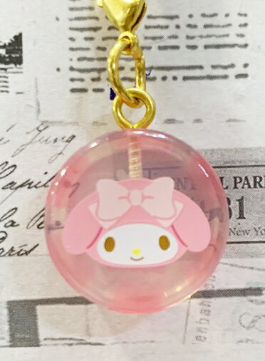 【震撼精品百貨】My Melody 美樂蒂 三麗鷗 美樂蒂手機吊飾/吊飾-粉透明#52411 震撼日式精品百貨