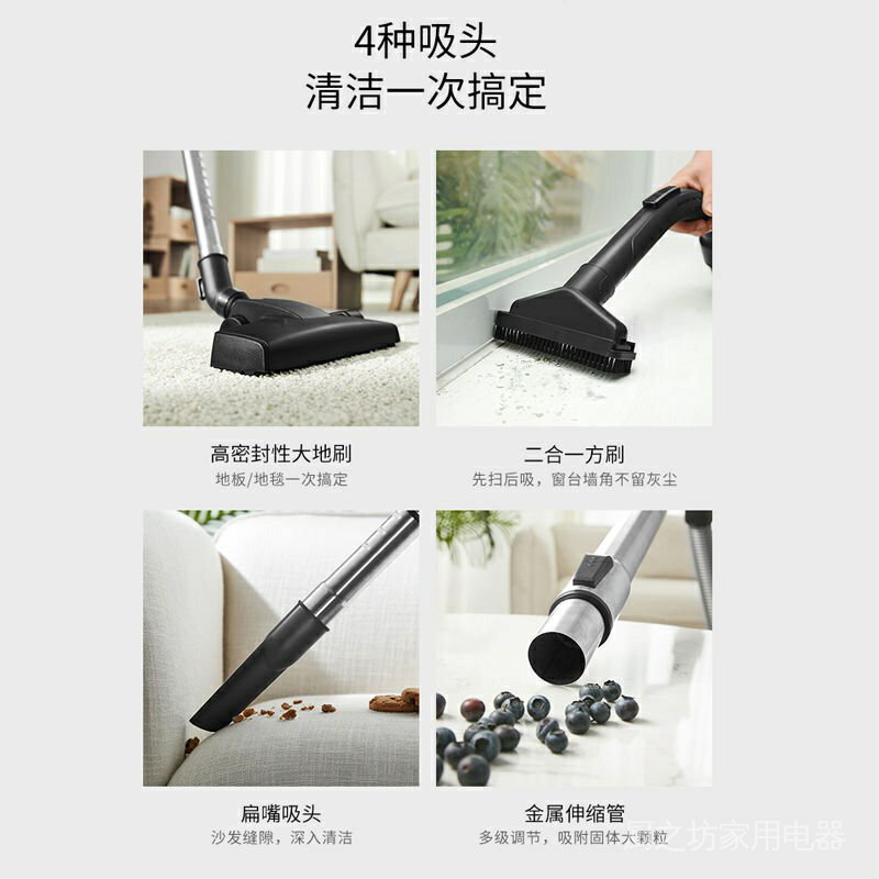 吸塵器家用大功率手持臥式車載超靜音床上除蟎小型強力地毯式 5