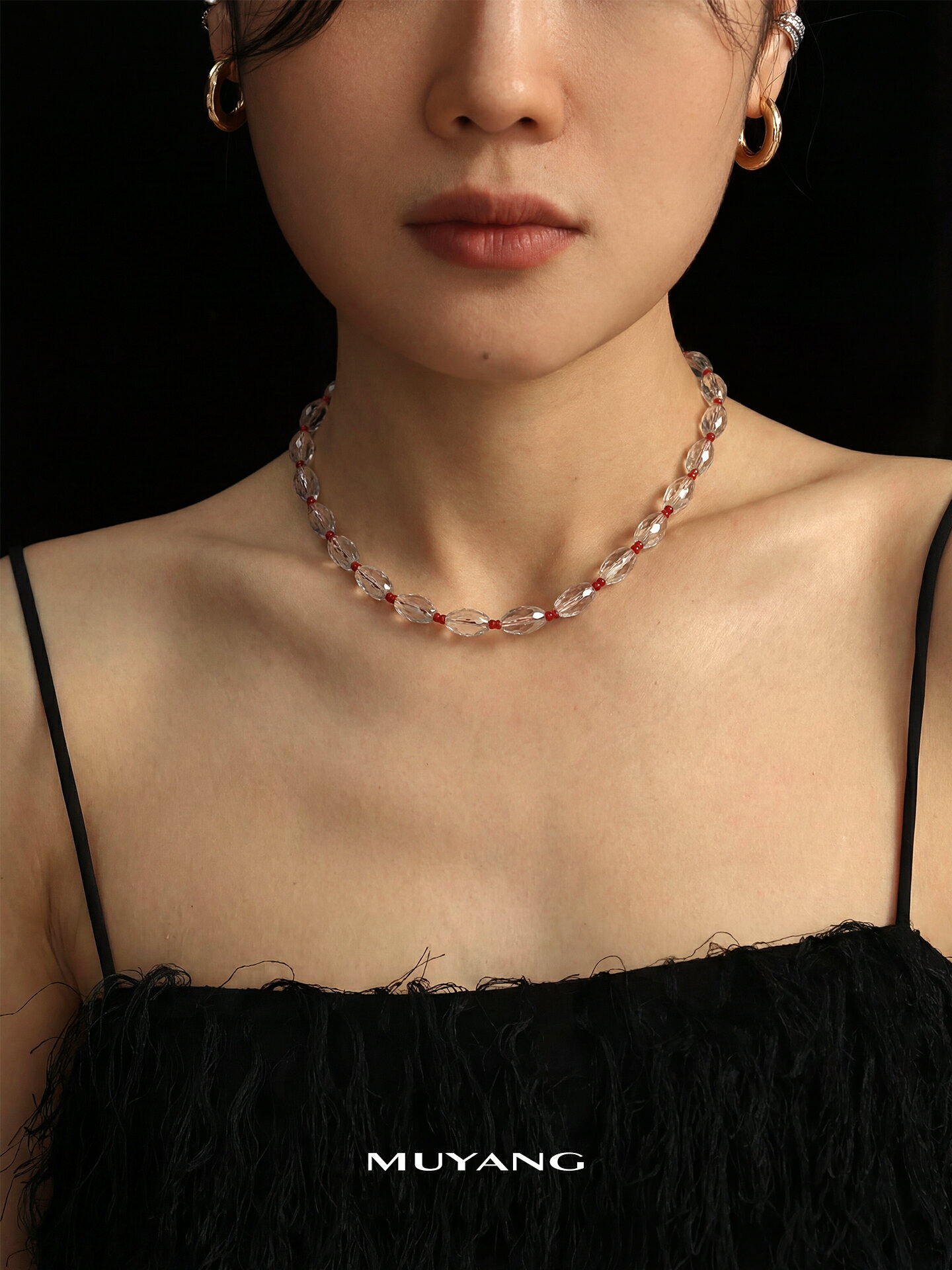 【新品慕陽MUYANG璃瓔項鍊女款高級感小眾本命年毛衣鏈秋冬配飾