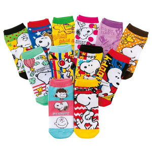 日本代購直送 [降價] 史努比 兒童襪 花生漫畫 女襪 短襪 襪子 12款 22-24cm