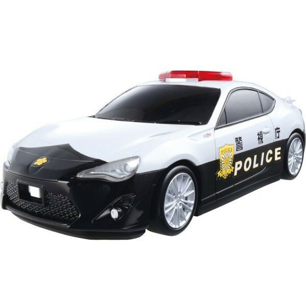 【Fun心玩】TW80613 麗嬰 TOMICA 警車收納盒(未附小車) 豐田86 公務車 收納 多美小汽車 禮物