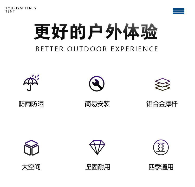 汽車載戶外野營防雨露營車邊側篷裝備天幕車邊帳篷遮陽棚 小山好物嚴選 1