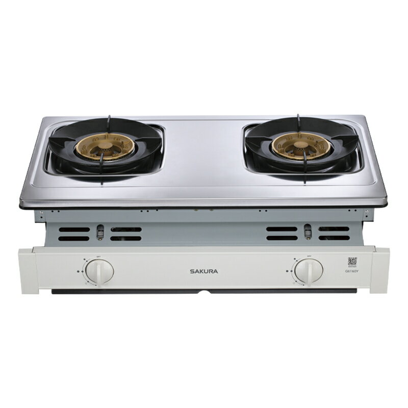 【點數10%回饋】櫻花 G-6160Y (NG1/LPG) 聚熱焱安全爐 廚房 瓦斯爐 616