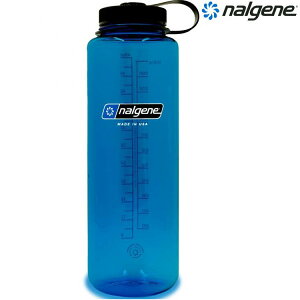 Nalgene 1500cc 寬嘴水壺/運動水瓶/寬口瓶 Tritan Sustain 美國製 2020-0248 灰藍