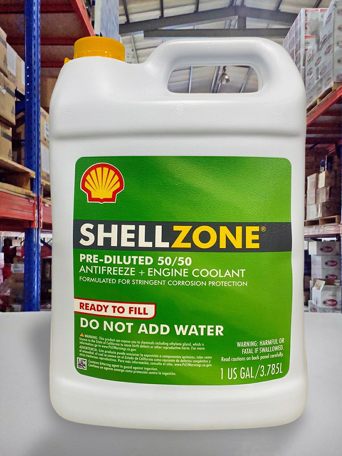 【4%點數】『油工廠』SHELL ZONE 水箱精 殼牌 COOLANT 50% 抗凍、降溫、防銹 免加水【樂天APP下單限定】