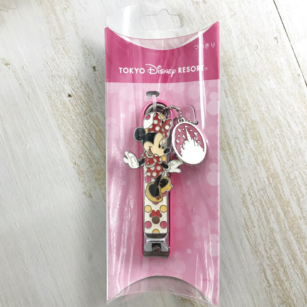 日本製 東京迪士尼海洋 限定商品 指甲剪(米妮)｜小鶴日貨