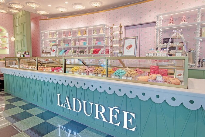 日本東京銀座LADUREE限定限量版tiffany藍湖水綠鐵盒收納盒雙色蛋捲禮盒新年情人節聖誕節-現貨1 7