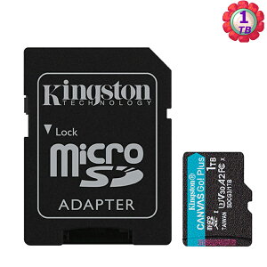 KINGSTON 1TB 1T microSDHC Canvas Go Plus 170MB/s SDCG3/1TB SD U3 A2 V30金士頓 記憶卡