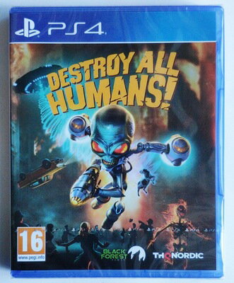 美琪PS4 遊戲 毀滅全人類 Destroy all Humans! 英文中文 FPS射擊