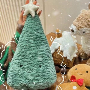 聖誕公仔 jellycat圣誕樹姜餅人姜餅屋毛絨公仔玩偶抱枕圣誕裝飾禮物