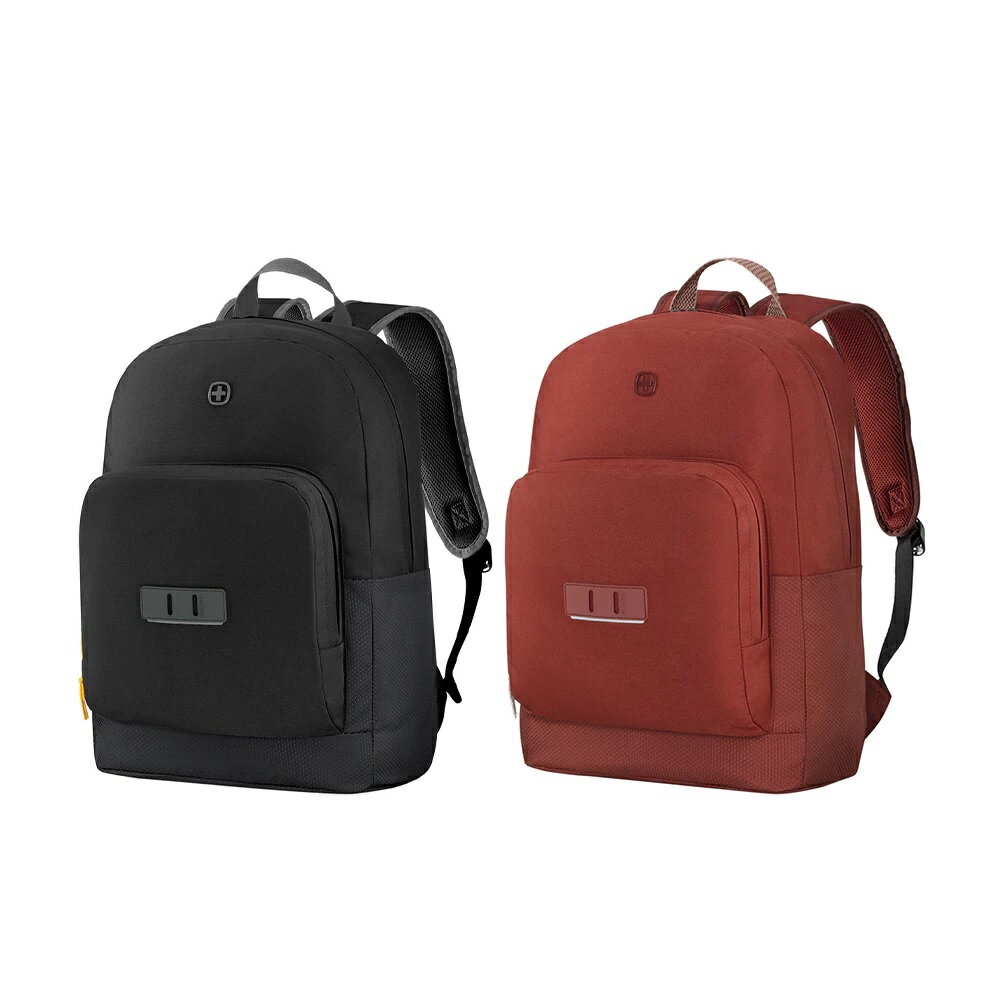 WENGER 威戈 Next23 16吋電腦後背包 33*46*22CM 黑/熔岩紅 612557/612560【領券滿額再折千11/30止】