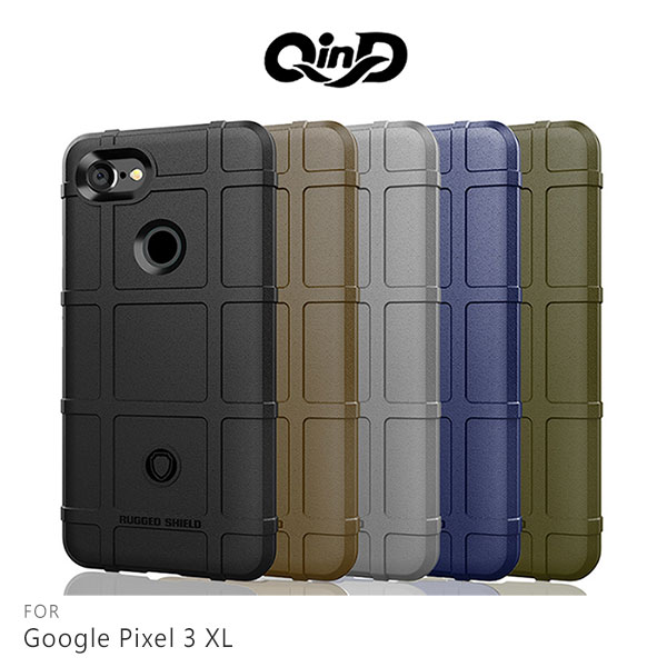 售完不補!強尼拍賣~ QinD Google Pixel 3 XL 戰術護盾保護套 氣囊 減震抗摔 全包邊 保護殼 背蓋 保護套