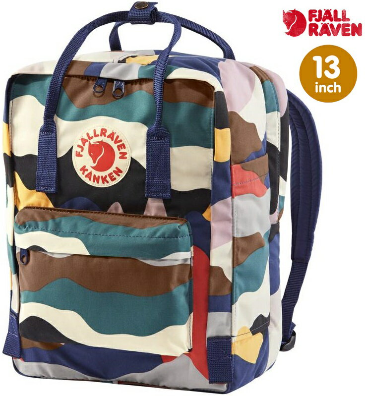 Fjallraven 瑞典北極狐 Kanken Art Laptop 13 筆電包/13吋電腦雙肩背包 23612 970 夏季景觀