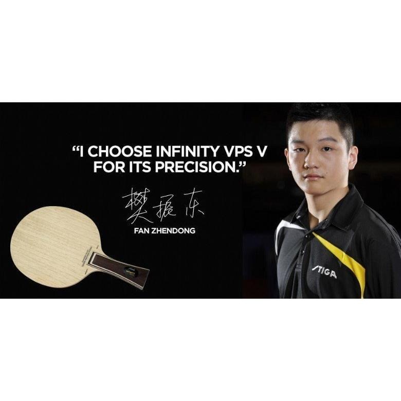 [體育用] STIGA 桌球拍 桌拍 INFINITY VPS V 樊振東 純木 五夾 負手拍 刀板 橫拍