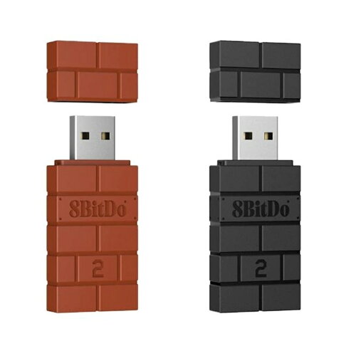 【AS電玩】原廠公司貨 二代 8bitdo 八位堂 USB無線 藍芽接收器 支援PS5 PS4 XBOX 手把 0