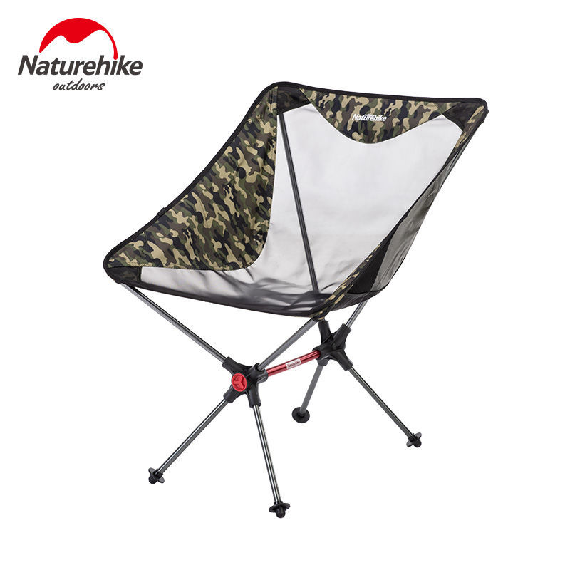Naturehike挪客便攜戶外折疊椅超輕鋁合金月亮椅野餐露營釣魚椅子