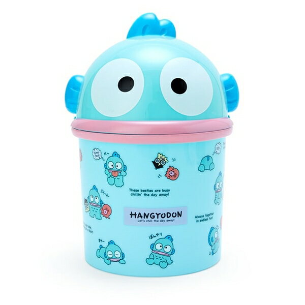 【震撼精品百貨】Hangyodon Sanrio 河童~日本三麗鷗SANRIO人魚漢頓掀蓋式造型垃圾桶*92716