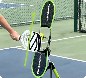 TOPSPINPRO Pickleball 英國上旋軌跡練習器 可攜式 匹克球練習器 室內外練習好幫手