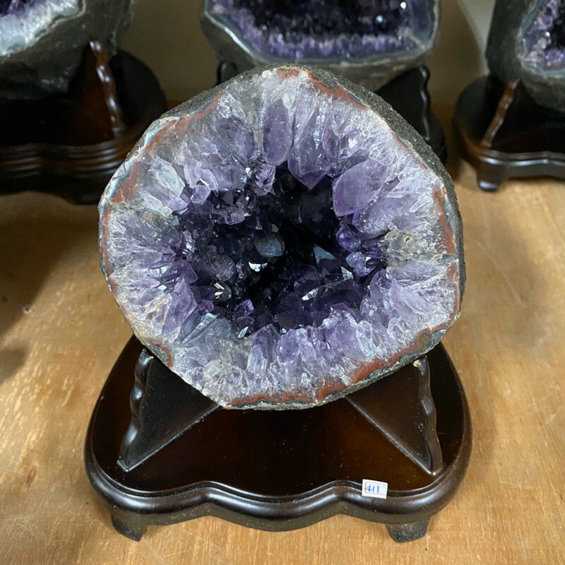 天然 烏拉圭🇺🇾5A財寶袋圓洞型 紫晶洞 紫水晶洞 天然聚寶甕 專屬你的小烏圭😘系列2kg 編號:411