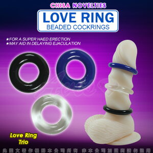 Love Ring-猛男增強鎖精三色環【情趣職人】