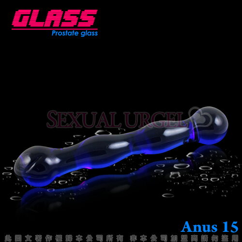 GLASS-推波助瀾-玻璃水晶後庭冰火棒(Anus 15)【情趣職人】