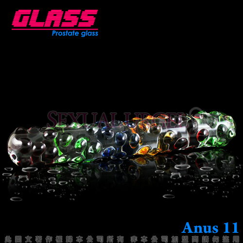 GLASS-繽紛琉璃棒-玻璃水晶後庭冰火棒(Anus 11)【情趣職人】