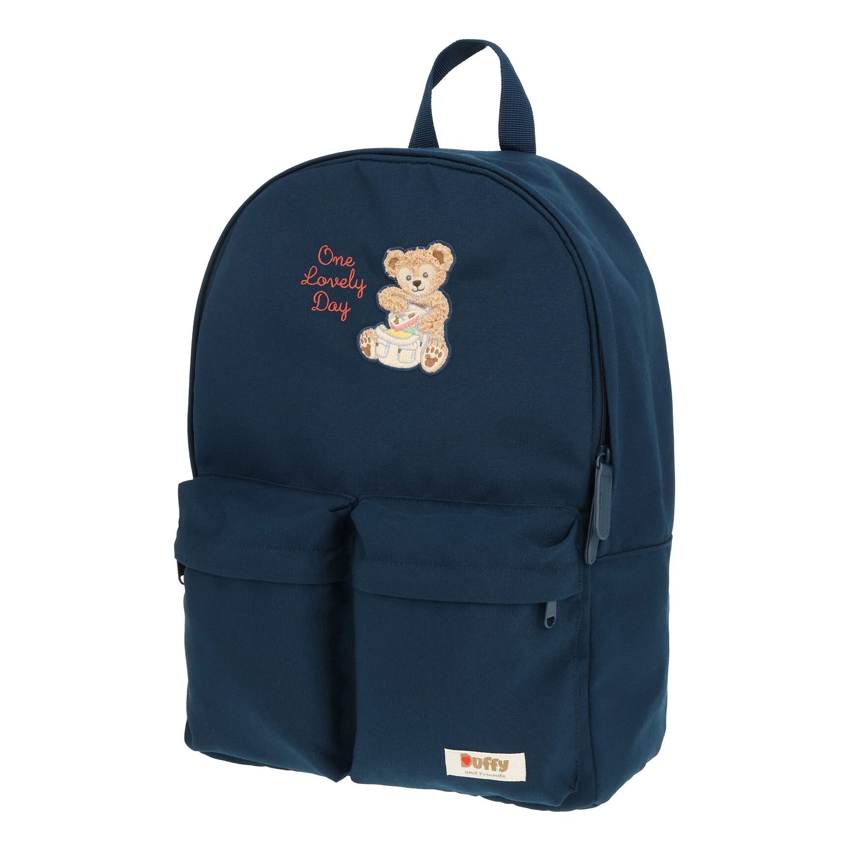 真愛日本 迪士尼 達菲 duffy 美好之旅 刺繡後背包 書包 雙肩包 背包 東京迪士尼樂園帶回