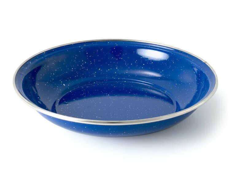 ├登山樂┤美國 GSI Cereal Bowl Stainless Rim 7.875" 不鏽鋼包邊砝瑯盤 藍 # GSI-31220