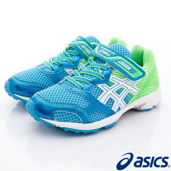 日本asics亞瑟士避震系列(藍綠)中大童段-4185